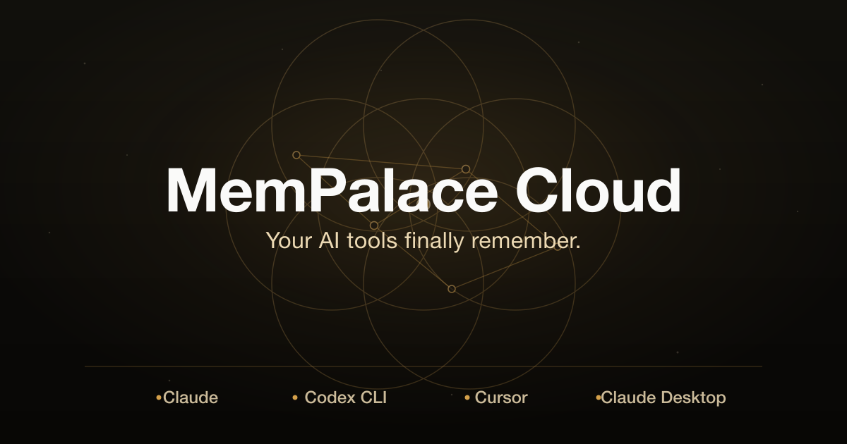 Codex CLI — MemPalace Cloud Docs